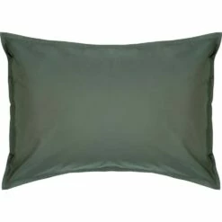 FLORE - Lot De 2 Taies D'oreiller En Percale De Coton - Vert Cèdre 50x70cm 16 FLORE - Lot De 2 Taies D'oreiller En Percale De Coton - Vert Cèdre 50x70cm -chambre à coucher Soldes Lot de 2 taies d oreiller FLORE 26440286 F 2