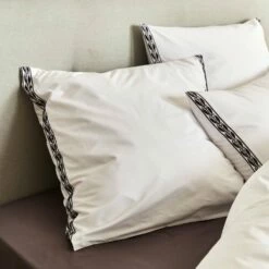KISSOS - Lot De 2 Taies D'oreiller En Percale De Coton 65x65cm - Blanc -chambre à coucher Soldes Lot de 2 taies d oreiller KISSOS 27573167 A 1