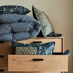 AZALEE - Lot De 2 Taies D'oreiller En Percale De Coton - Motifs Fleurs D'oranger 63x63cm -chambre à coucher Soldes Lot de 2 taies oreiller 63x63 AZALEE 26743004 A 1