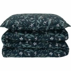 AZALEE - Lot De 2 Taies D'oreiller En Percale De Coton - Motifs Fleurs D'oranger 63x63cm -chambre à coucher Soldes Lot de 2 taies oreiller 63x63 AZALEE 26743004 D 2