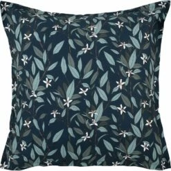 AZALEE - Lot De 2 Taies D'oreiller En Percale De Coton - Motifs Fleurs D'oranger 63x63cm