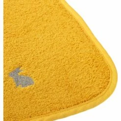 PLUME - Lot De 3 Bavoirs Bébé Bleu, Blanc Et Jaune En Coton Bio Et Broderie Lurex -chambre à coucher Soldes Lot de 3 bavoirs Plume 27173749 Z 2