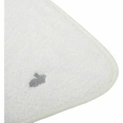 PLUME - Lot De 3 Bavoirs Bébé Bleu, Blanc Et Jaune En Coton Bio Et Broderie Lurex -chambre à coucher Soldes Lot de 3 bavoirs Plume 27173749 Z 3