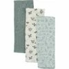 NUAGE - Lot De 3 Langes Bébé En Gaze De Coton 70x70cm - Multicolore Calaluna