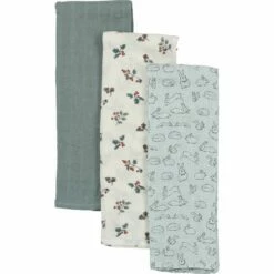 NUAGE - Lot De 3 Langes Bébé En Gaze De Coton 70x70cm - Multicolore Calaluna