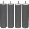 CYLINDRE - Pieds De Sommier Gris H20 Cm - Jeu De 4 -chambre à coucher Soldes Lot de 4 pieds de sommier Cylindre 23908154 F 1