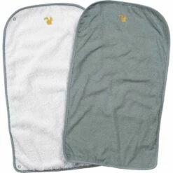 NUAGE - Matelas à Langer En Gaze De Coton Brodé - Bleu Calaluna -chambre à coucher Soldes Matelas a langer Nuage 27447215 F 3