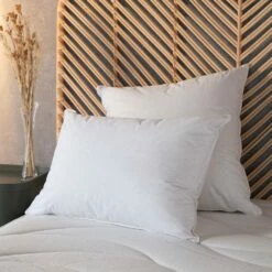 ANDALOUSIE - Oreiller Naturel En Duvet De Canard Et Coton Sergé - 50x70cm -chambre à coucher Soldes OREILLER ANDALOUSIE 27322642 A 1