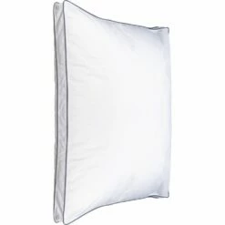 NEVEN - Oreiller Ferme En Percale De Coton - Blanc 65x65cm -chambre à coucher Soldes OREILLER NEVEN 27327944 B 1