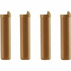 BASIK - Pieds De Sommier Cadre à Lattes En Hêtre Massif H22cm (jeu De 4)