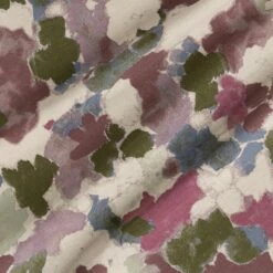 MAZZO - Housse De Couette 240x220cm Et 2 Taies D'oreiller 63x63cm En Lin Et Coton Motif Floral - Rose -chambre à coucher Soldes Parure MAZZO 27519882 Z 1