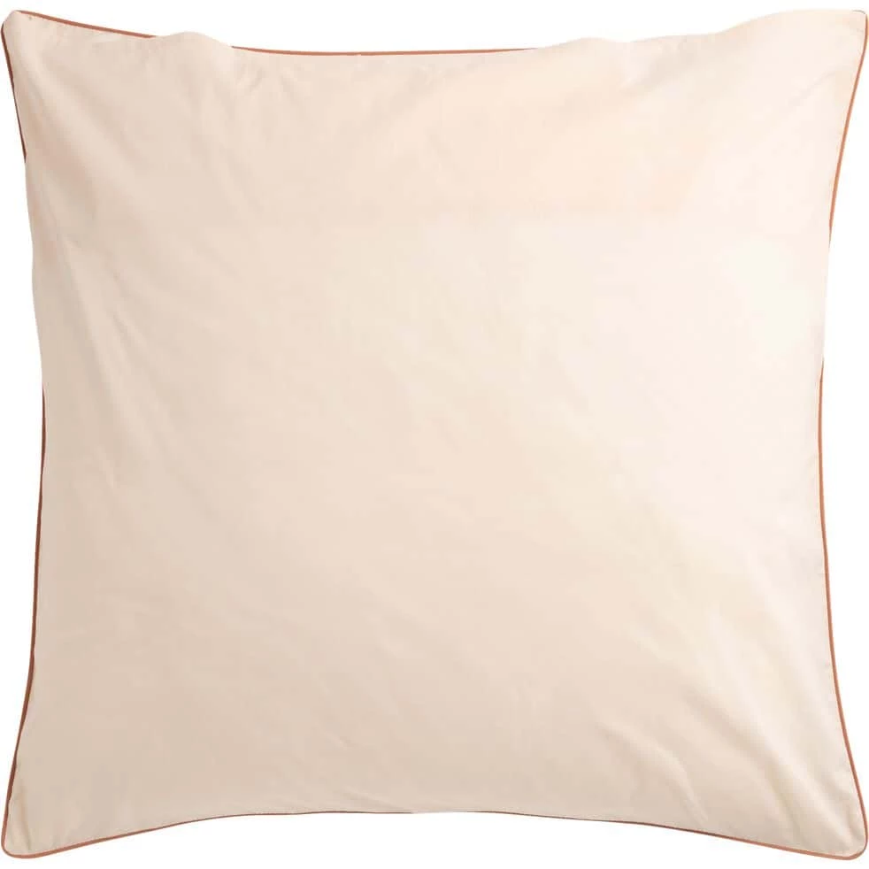TASSELLI - Housse De Couette Et 2 Taies D'oreiller En Percale à Motifs Fleurs - Beige 240x220cm 5 TASSELLI - Housse De Couette Et 2 Taies D'oreiller En Percale à Motifs Fleurs - Beige 240x220cm – Image 3