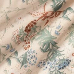TASSELLI - Housse De Couette Et 2 Taies D'oreiller En Percale à Motifs Fleurs - Beige 240x220cm 11 TASSELLI - Housse De Couette Et 2 Taies D'oreiller En Percale à Motifs Fleurs - Beige 240x220cm -chambre à coucher Soldes Parure TASSELLI 27520048 Z 1