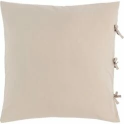 MANTA - Housse De Couette 240x220cm Et 2 Taies D'oreiller 65x65cm En Coton Lavé - Beige Alpilles -chambre à coucher Soldes Parure linge de lit MANTA 27288320 F 2