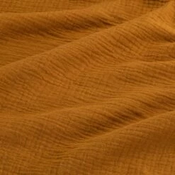 TESSALY - Couvre-lit En Gaze De Coton - Jaune Alep 180x230cm -chambre à coucher Soldes Plaid TESSALY 27406984 Z 2