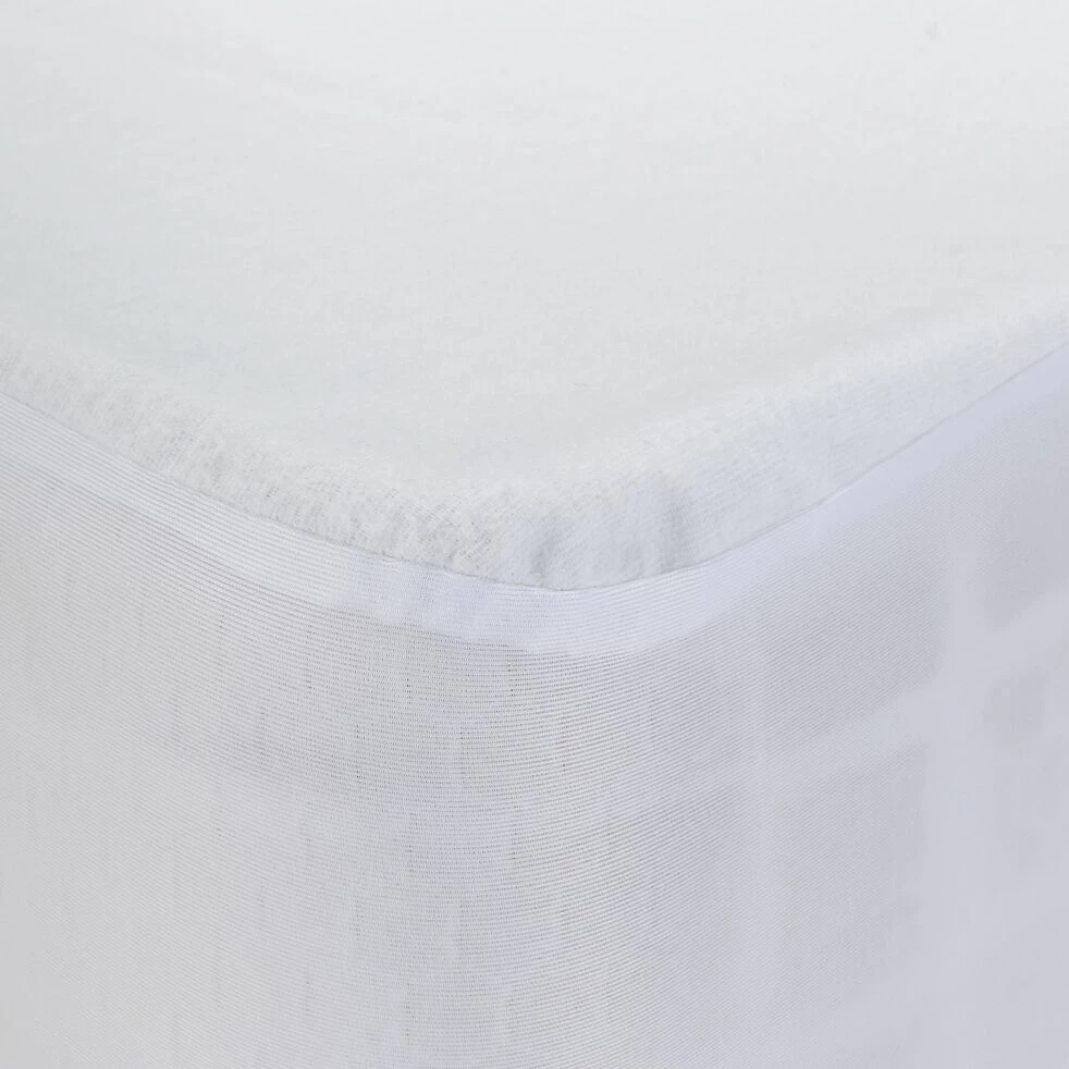 BASILE - Protège-matelas Imperméable En Coton Recyclé 90x200cm Bonnet 25cm 5 BASILE - Protège-matelas Imperméable En Coton Recyclé 90x200cm Bonnet 25cm – Image 3