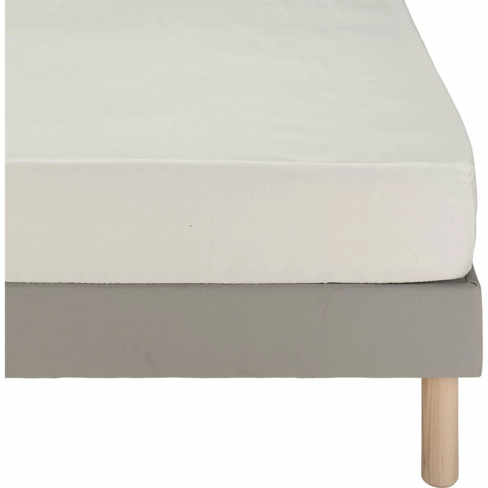 BORIE - Protège-matelas En Coton Bio 90x200 Cm Bonnet 30cm 3 BORIE - Protège-matelas En Coton Bio 90x200 Cm Bonnet 30cm