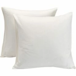 CINA - Lot De 2 Protège-oreillers En Coton Recyclé - 65x65cm