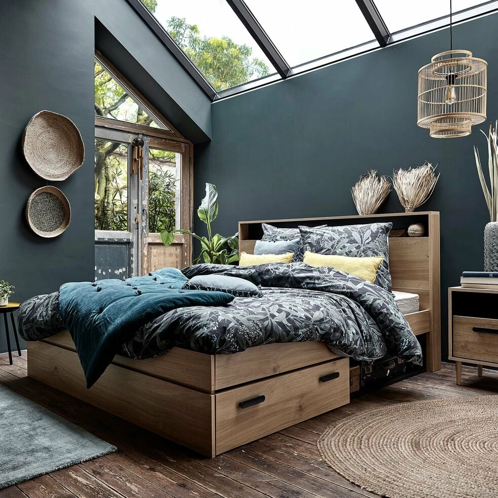 SALVA - Tiroir Et Niche En Bois Pour Lit Salva 3 SALVA - Tiroir Et Niche En Bois Pour Lit Salva