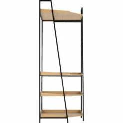 HENRY - Rangement D'angle En Bois Et Acier - Noir H221XL82cm 20 HENRY - Rangement D'angle En Bois Et Acier - Noir H221XL82cm -chambre à coucher Soldes Rangement d 39 angle HENRY 27018903 B 3