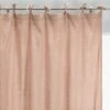 NUAGE - Rideau à Nouettes En Gaze De Coton - Rose Salina - 140x250cm -chambre à coucher Soldes Rideau Nuage 27136263 F 1