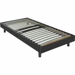 DECOKIT - Sommier Tapissier Gris Alinéa 12,5 Cm En Kit - 90x200 Cm