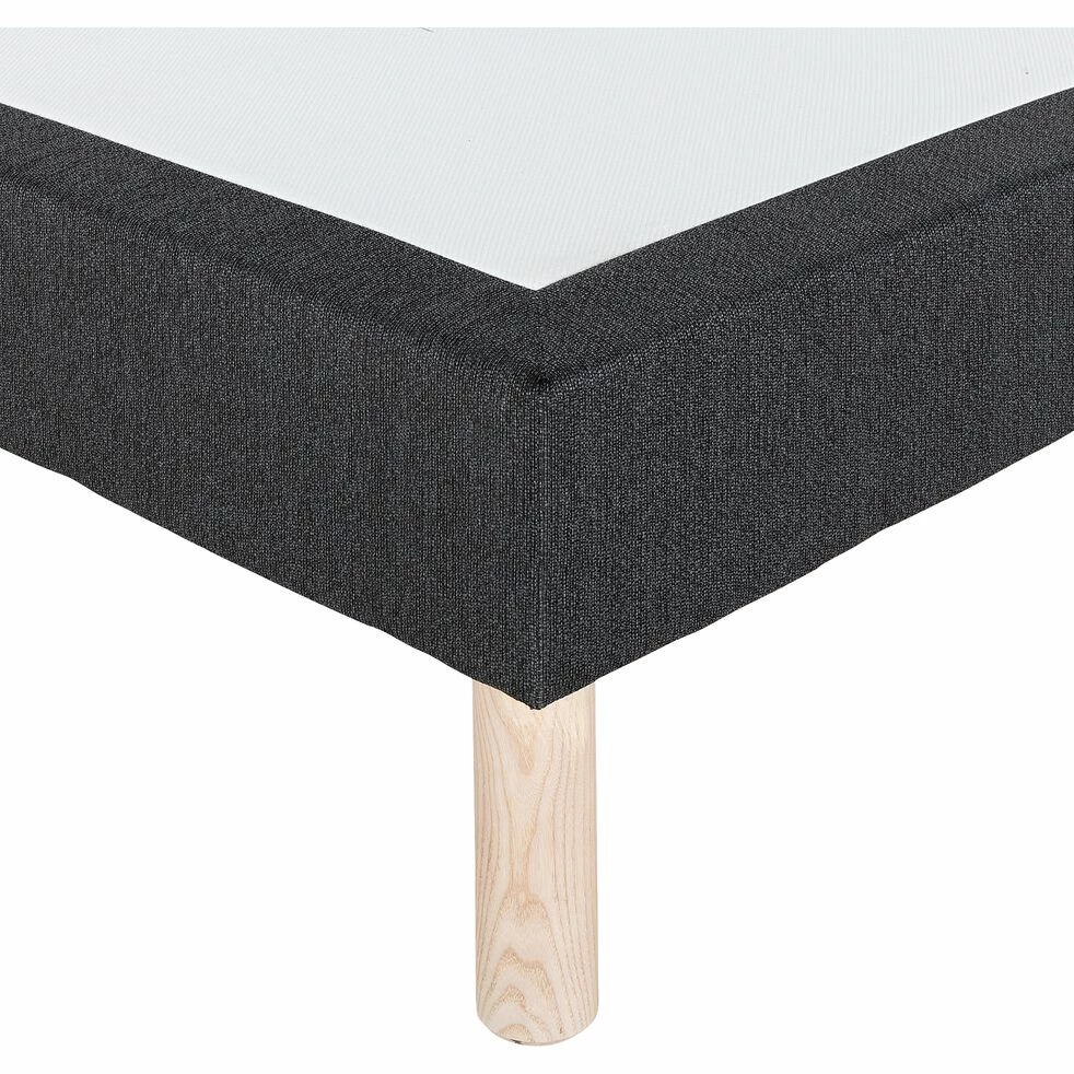 REDON - Sommier Tapissier 160x200cm Gris Anthracite 5 REDON - Sommier Tapissier 160x200cm Gris Anthracite – Image 3