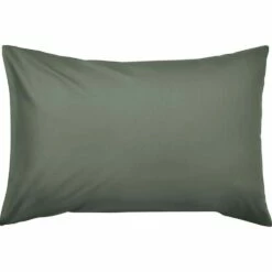 CALANQUES - Lot De 2 Taies D'oreiller En Coton - Vert Cèdre 50x70cm