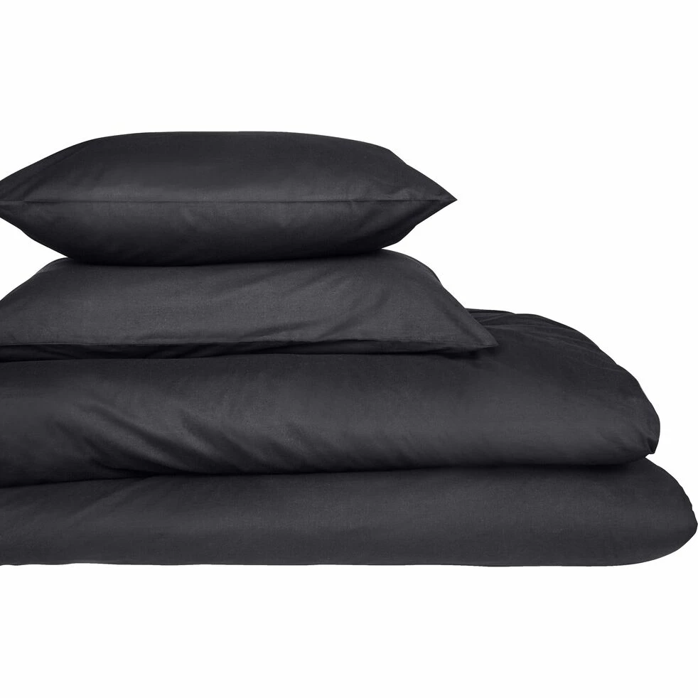 CALANQUES - Lot De 2 Taies D'oreiller En Coton - Gris Calabrun 50x70cm 5 CALANQUES - Lot De 2 Taies D'oreiller En Coton - Gris Calabrun 50x70cm – Image 3