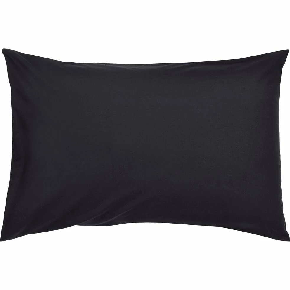 CALANQUES - Lot De 2 Taies D'oreiller En Coton - Gris Calabrun 50x70cm 3 CALANQUES - Lot De 2 Taies D'oreiller En Coton - Gris Calabrun 50x70cm