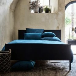 CALANQUES - Lot De 2 Taies D'oreiller En Coton - Bleu Figuerolles 50x70cm -chambre à coucher Soldes TAIE D 39 OREILLER CALANQUES 26437507 A 1