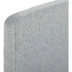 MELETTE - Tête De Lit Droite En Tissu - Gris Clair L190cm -chambre à coucher Soldes TETE DE LIT MELETTE 27086629 Z 1