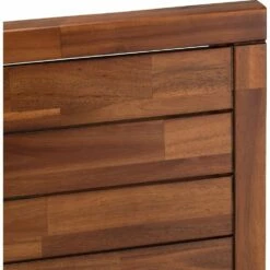 THAO - Tête De Lit En Acacia Massif - Bois Foncé L160cm -chambre à coucher Soldes TETE DE LIT THAO 27340295 Z 1