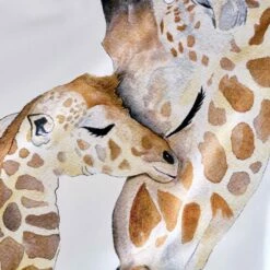 FAMILLE GIRAFE - Taie D'oreiller Enfant Imprimé Girafe En Coton 63x63cm - Marron 7 FAMILLE GIRAFE - Taie D'oreiller Enfant Imprimé Girafe En Coton 63x63cm - Marron -chambre à coucher Soldes Taie d oreiller GIRAFE 27599709 Z 1