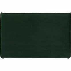 AELIS - Tête De Lit Rectangulaire En Velours - Vert Cèdre L175cm