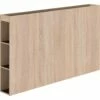 BALME - Tête De Lit En Bois Avec Rangement - Effet Chêne Clair L165cm -chambre à coucher Soldes Tete de lit BALME 26774893 F 1