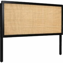 GALANT - Tête De Lit En Bois Et Rotin - Naturel L150cm -chambre à coucher Soldes Tete de lit GALANT 27020883 B 1