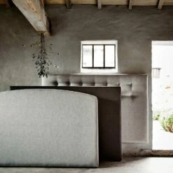 MELETTE - Tête De Lit Droite En Tissu - Gris Anthracite L190cm 9 MELETTE - Tête De Lit Droite En Tissu - Gris Anthracite L190cm -chambre à coucher Soldes Tete de lit MELETTE 26715735 A 1