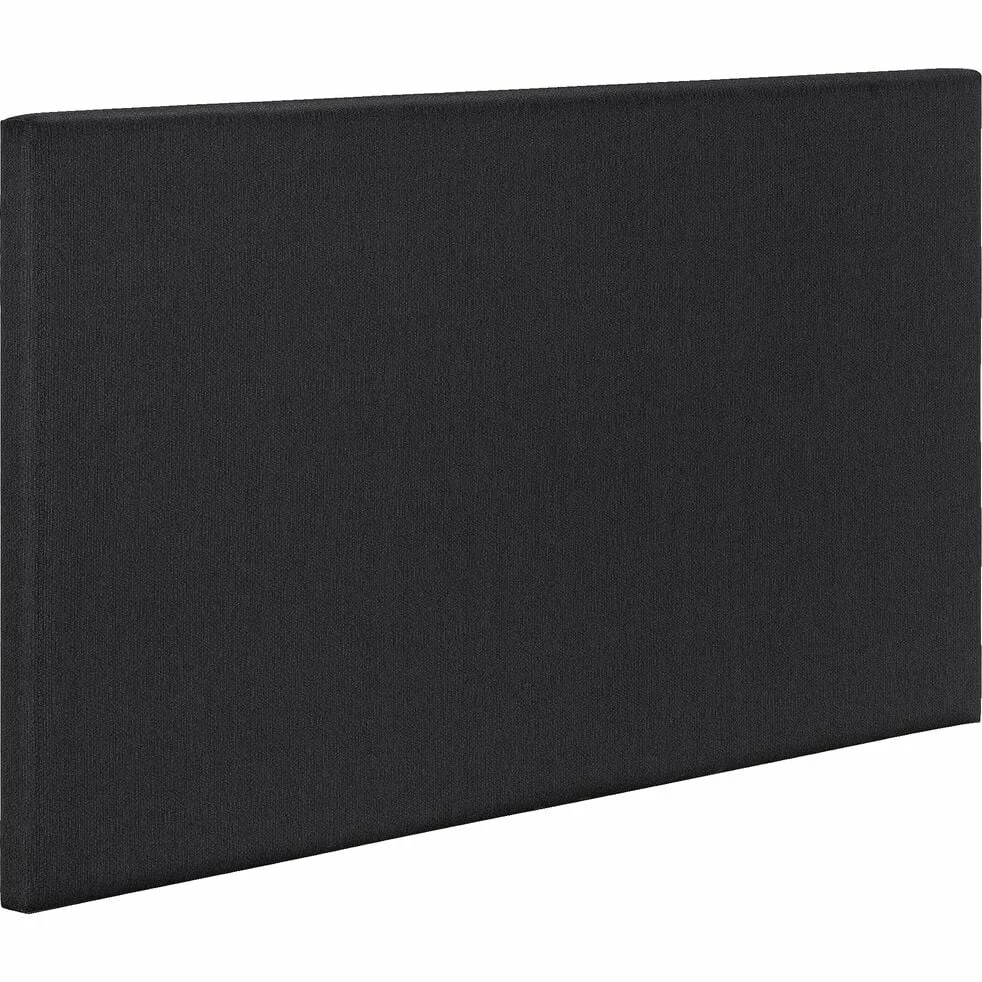 MELETTE - Tête De Lit Droite En Tissu - Gris Anthracite L190cm 4 MELETTE - Tête De Lit Droite En Tissu - Gris Anthracite L190cm – Image 2