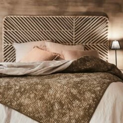 SELENE - Tête De Lit En Rotin Et Acier - L150cm 9 SELENE - Tête De Lit En Rotin Et Acier - L150cm -chambre à coucher Soldes Tete de lit SELENE 27405178 A 1