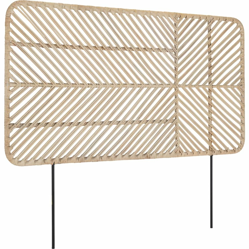 SELENE - Tête De Lit En Rotin Et Acier - L150cm 4 SELENE - Tête De Lit En Rotin Et Acier - L150cm – Image 2