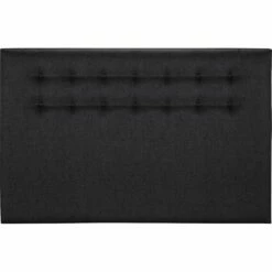 TIBOULEN - Tête De Lit Boutonnée En Tissu - Gris Anthracite L190cm 12 TIBOULEN - Tête De Lit Boutonnée En Tissu - Gris Anthracite L190cm -chambre à coucher Soldes Tete de lit boutonnee TIBOULEN 26715728 F 1