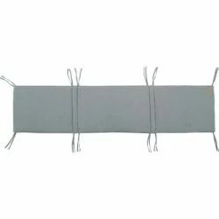 NUAGE - Tour De Lit Bébé En Gaze De Coton Bio Avec Broderie Lurex - Bleu Calaluna